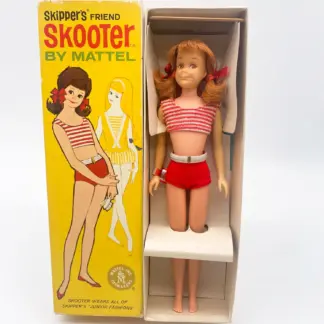 Vintage 1964 SKOOTER Barbie Doll Mattel #1040 - In Original Box - SEALED Accessories