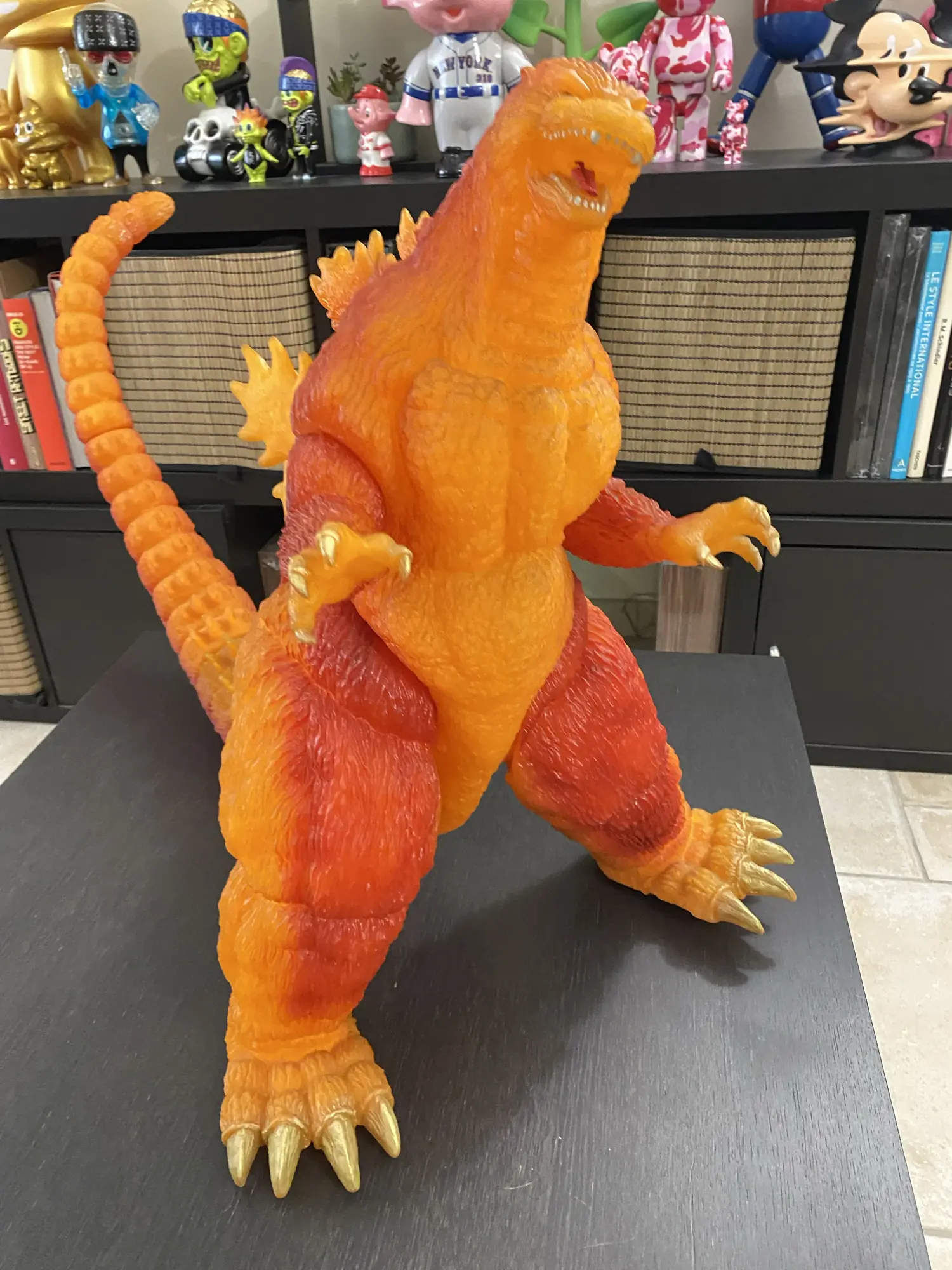 Burning Godzilla Premium Super Big Scale BANDAI 1994 Oversized Sofubi LOOSE – Image 7