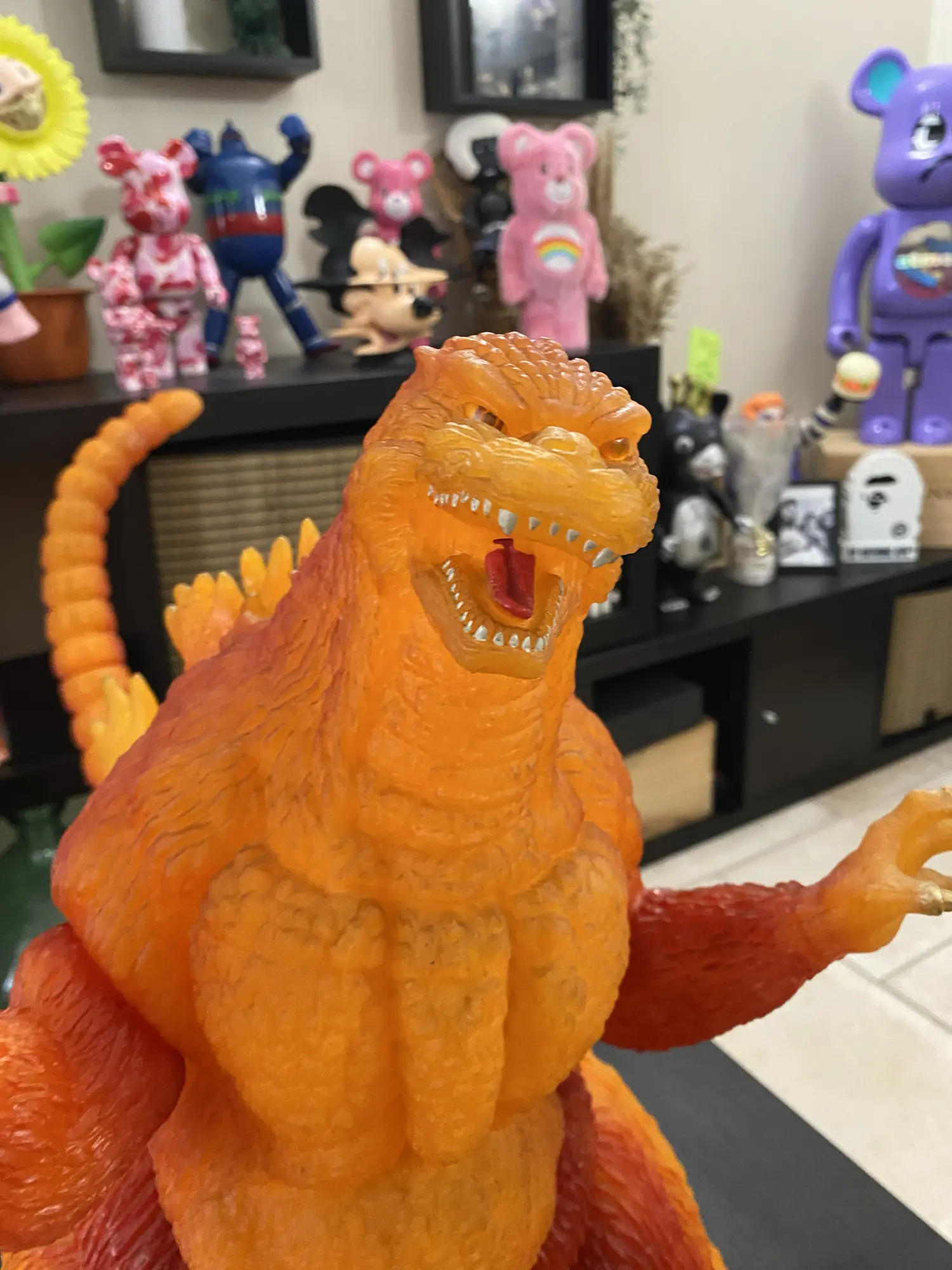 Burning Godzilla Premium Super Big Scale BANDAI 1994 Oversized Sofubi LOOSE – Image 4