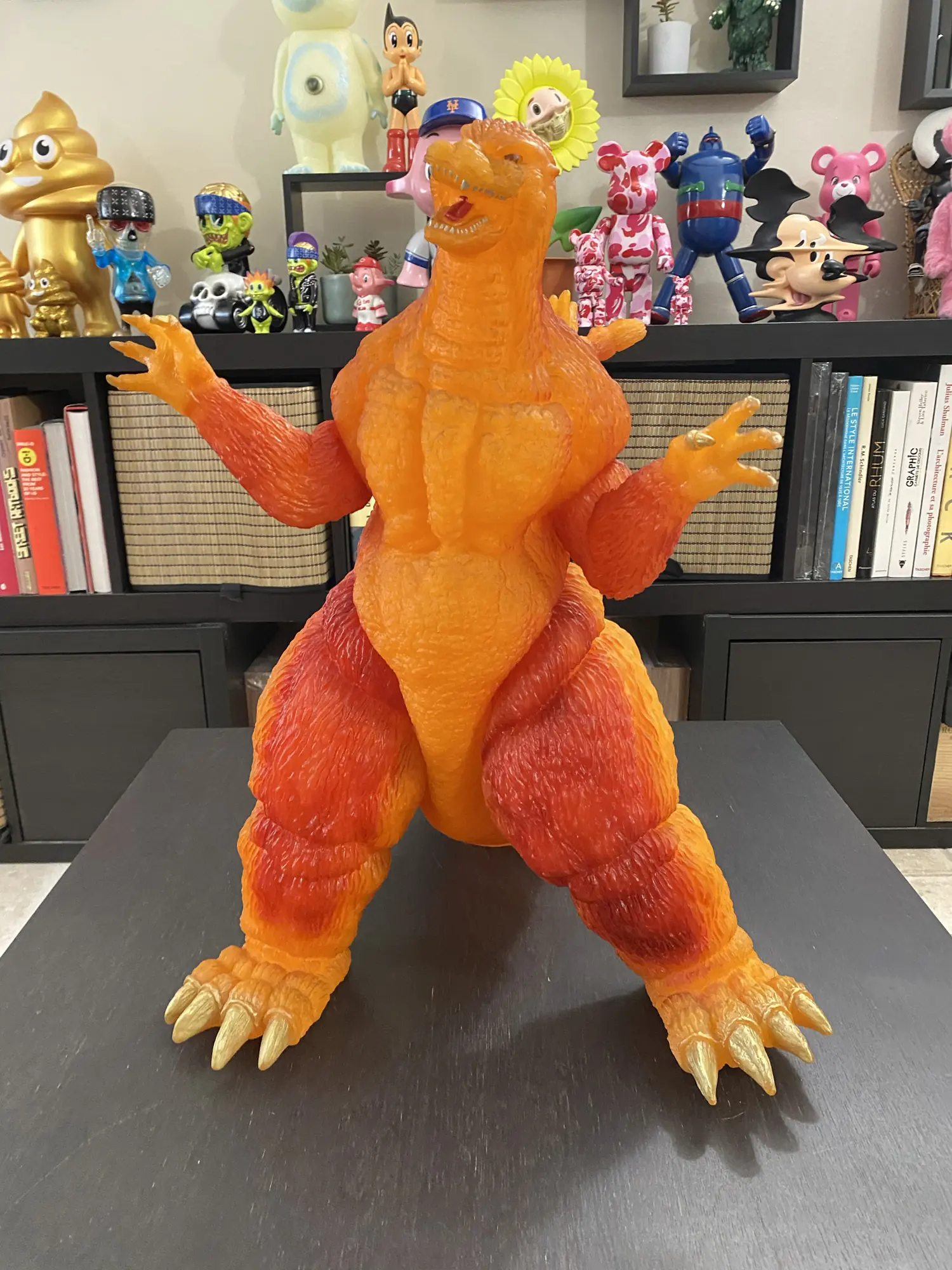 Burning Godzilla Premium Super Big Scale BANDAI 1994 Oversized Sofubi LOOSE – Image 2