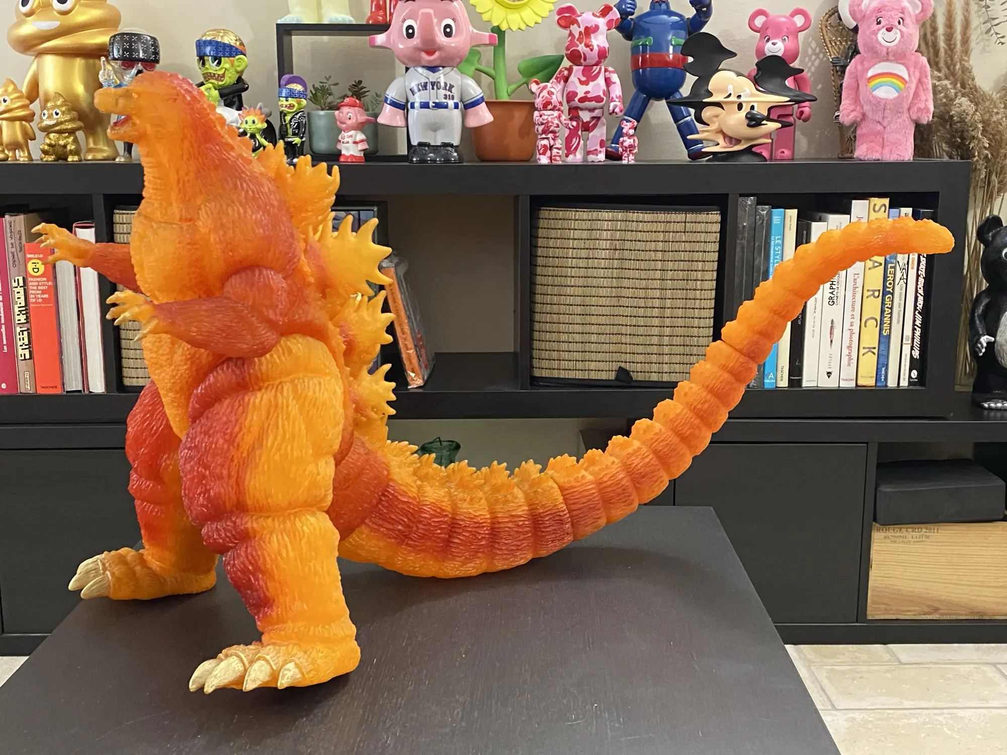 Burning Godzilla Premium Super Big Scale BANDAI 1994 Oversized Sofubi LOOSE – Image 9