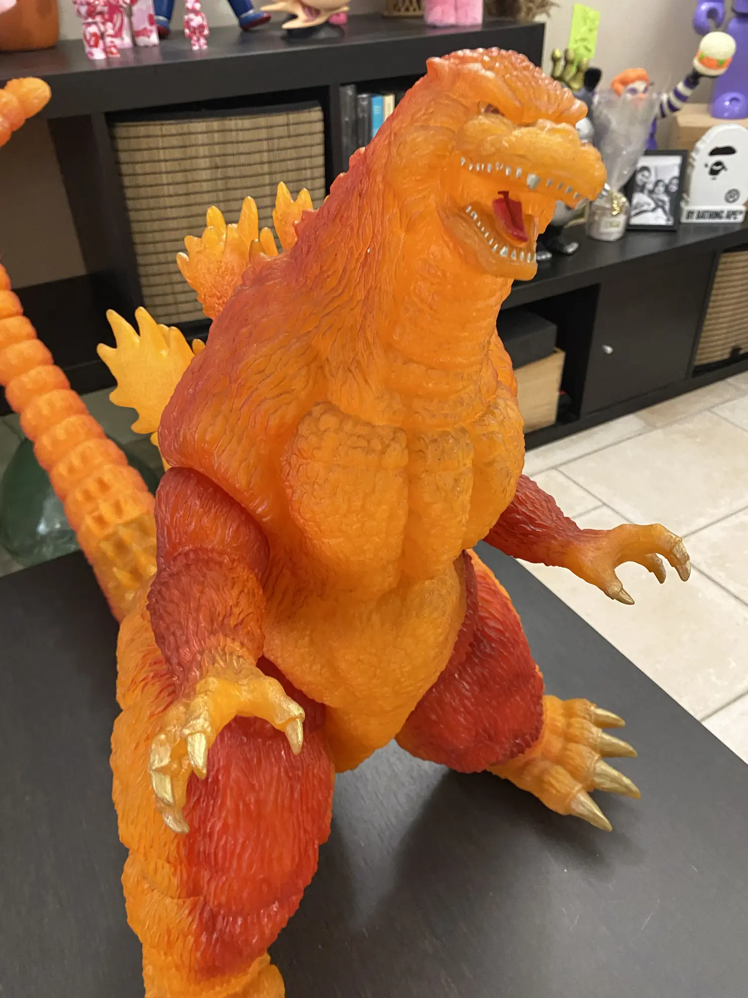 Burning Godzilla Premium Super Big Scale BANDAI 1994 Oversized Sofubi LOOSE – Image 16