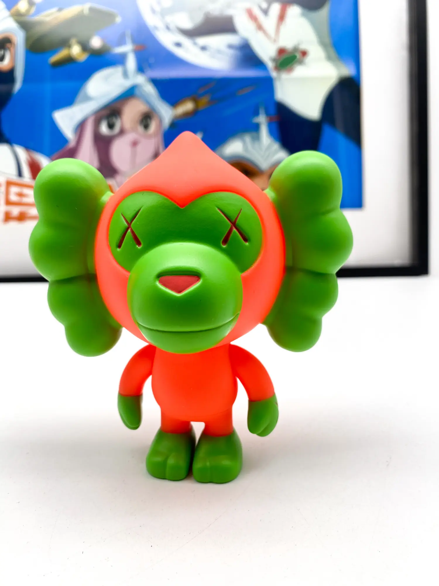 Kaws Baby Milo BAPE (pink-green) - A Bathing Ape 2005 MIB – Image 12