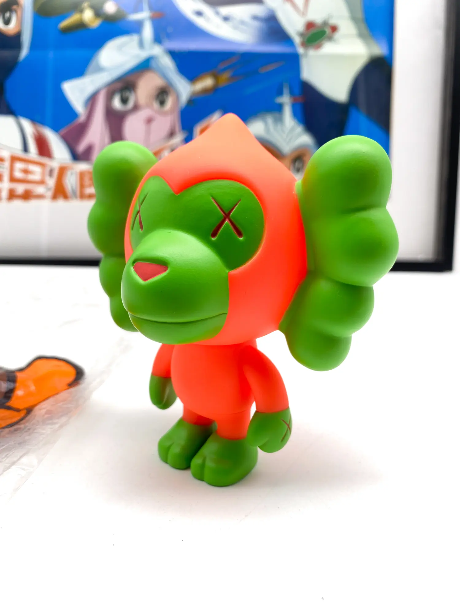 Kaws Baby Milo BAPE (pink-green) - A Bathing Ape 2005 MIB – Image 11