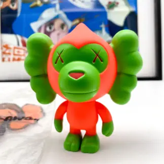 Kaws Baby Milo BAPE (pink-green) – A Bathing Ape 2005-010