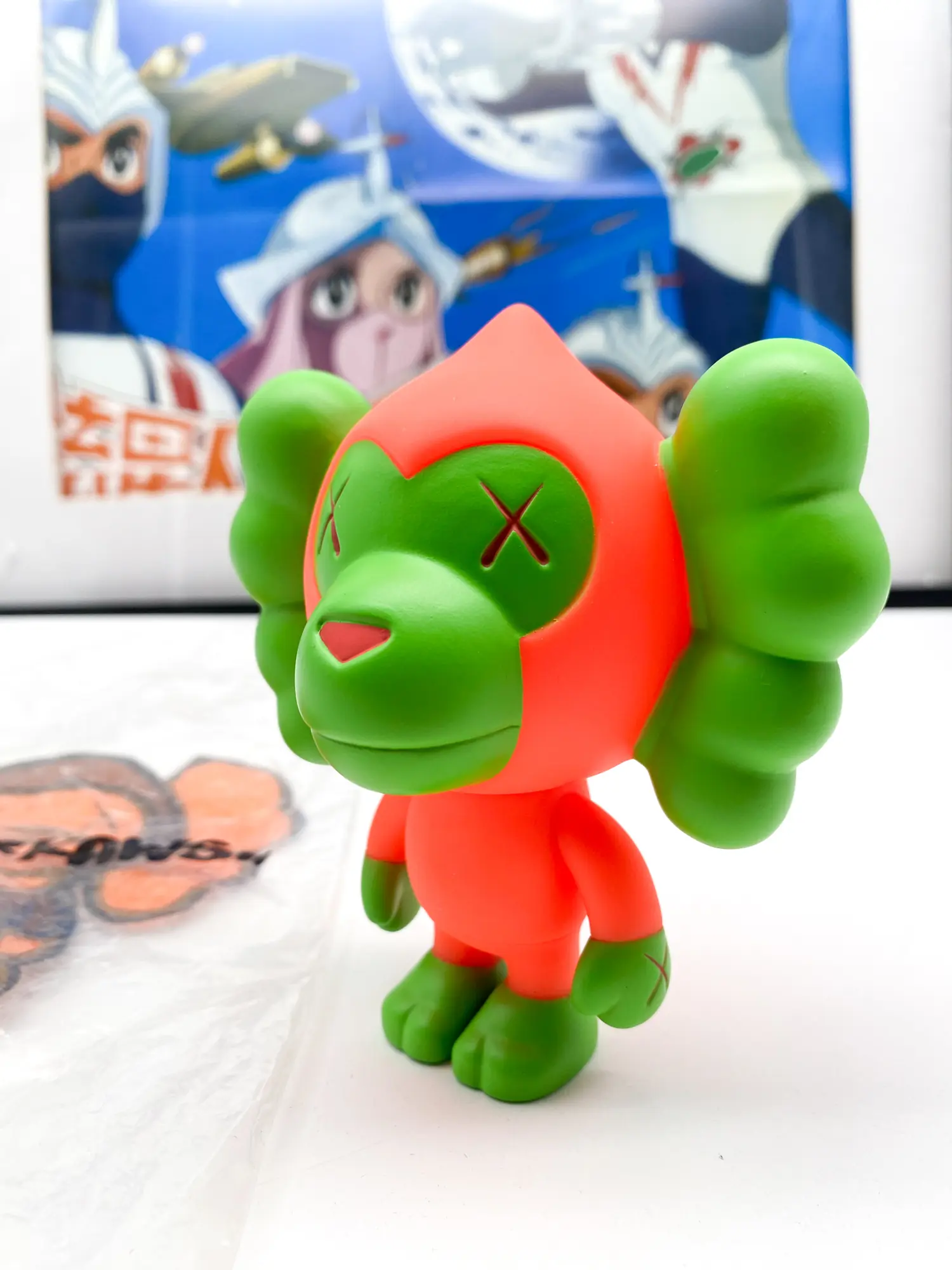 Kaws Baby Milo BAPE (pink-green) - A Bathing Ape 2005 MIB – Image 5