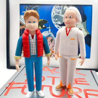 BACK TO THE FUTURE x JUN OSON - Set Marty & Doc Brown - Édition Limitée 35th Anniversary - MINT IN BOX-007
