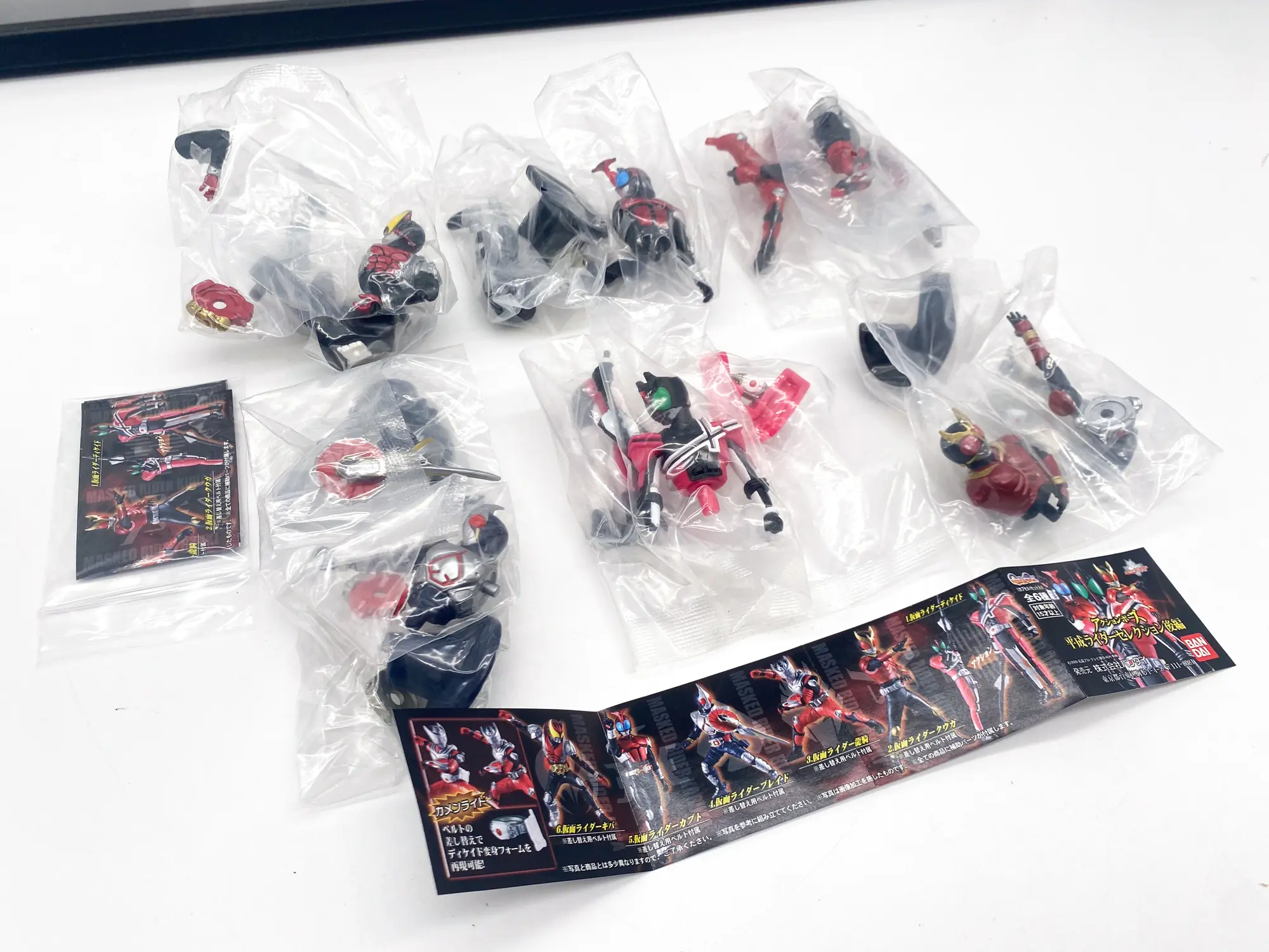 Kamen Rider Action Pose Heisei Rider Selection Part 2 Hg Bandai