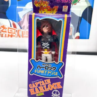 Albator flexible - Vintage Captain Harlock Funky Pose Takatoku Toys 1978