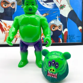 Art Junkie Butiger Three Eyed Yokai Flashy Green Limited Sofubi