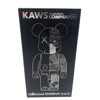 BEARBRICK KAWS Companion Black
