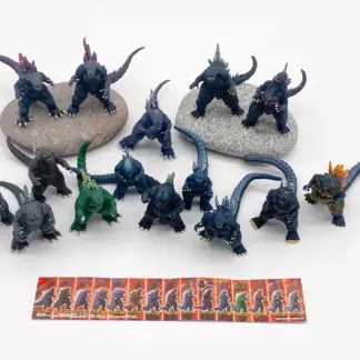 Godzilla CHRONICLE Gashapon HG Bandai - Loose Full set 15 pieces