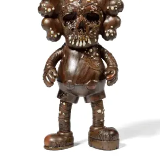 KAWS x Pushead Companion Bronze Edition - Medicom Toy 2005 LE100 [Signed Box]