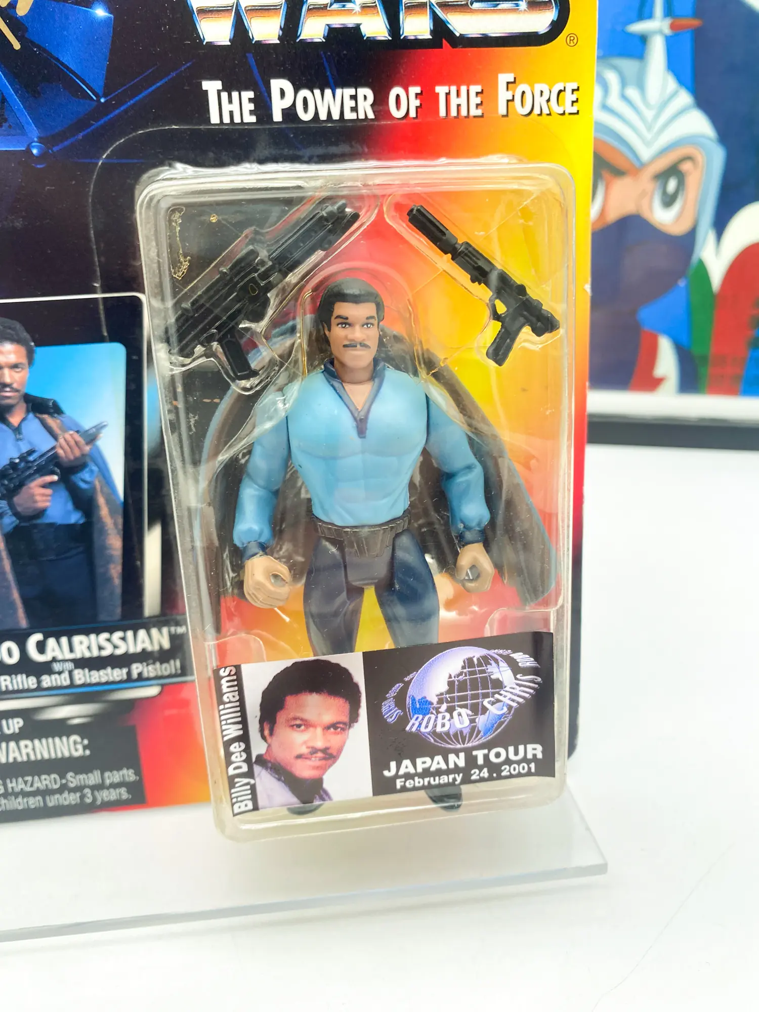 STAR WARS POTF Lando Calrissian SIGNÉ Billy Dee Williams 2001 Japan Tour Kenner – Image 2