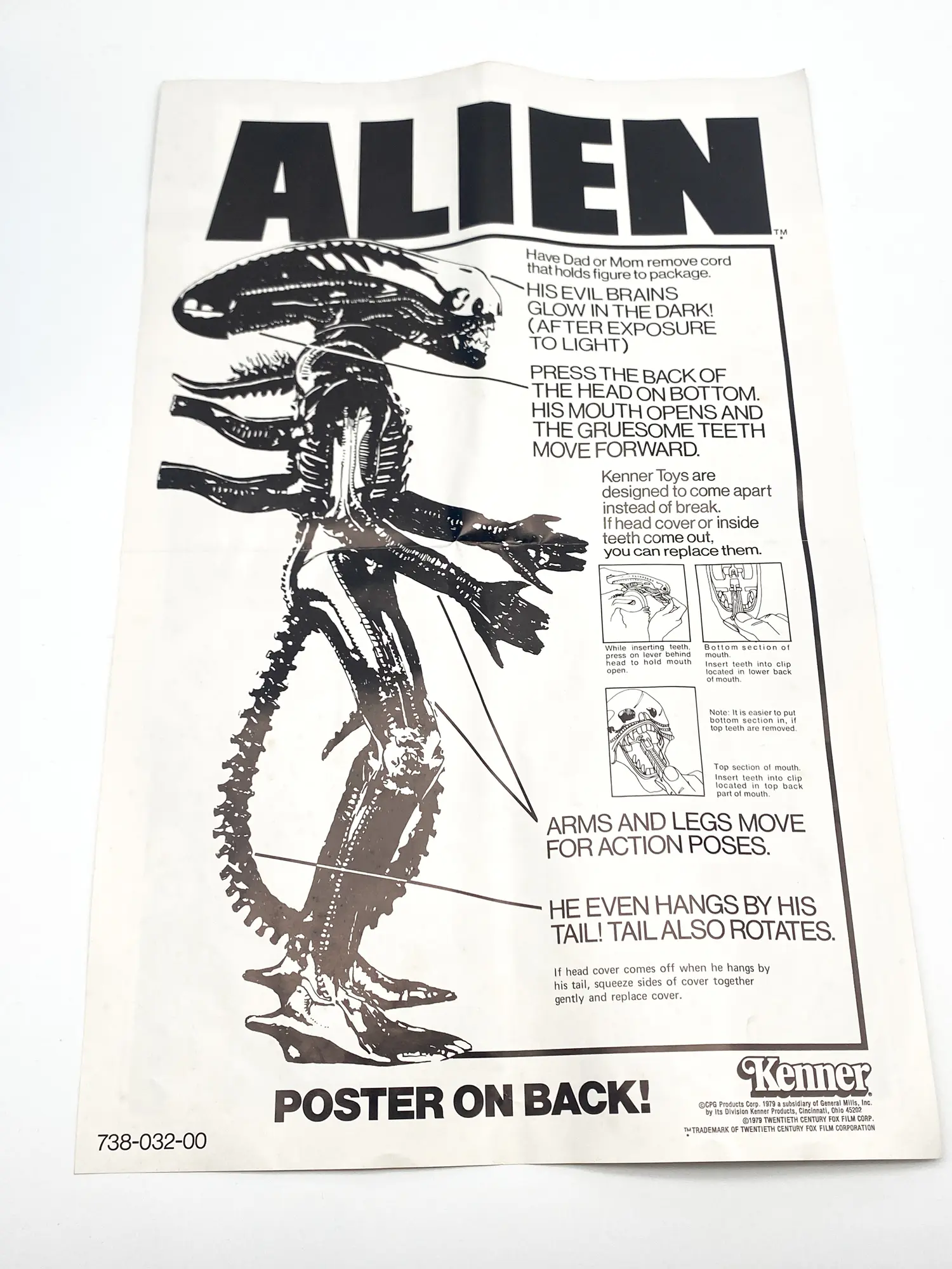 ALIEN Big Chap Kenner 1979 MIB (xenomorph)