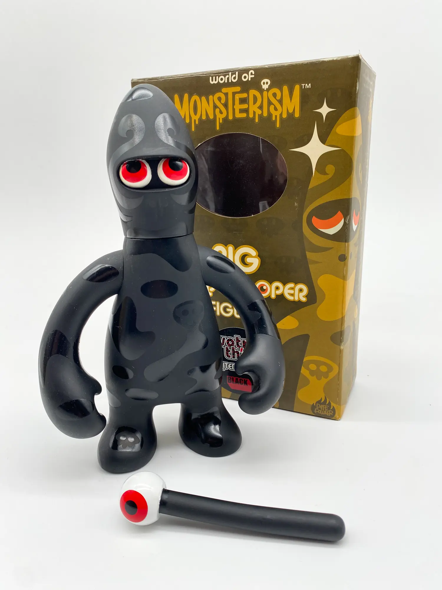 Big Monstrooper Black Monsterism Pete Fowler Vinyl Figure 2002