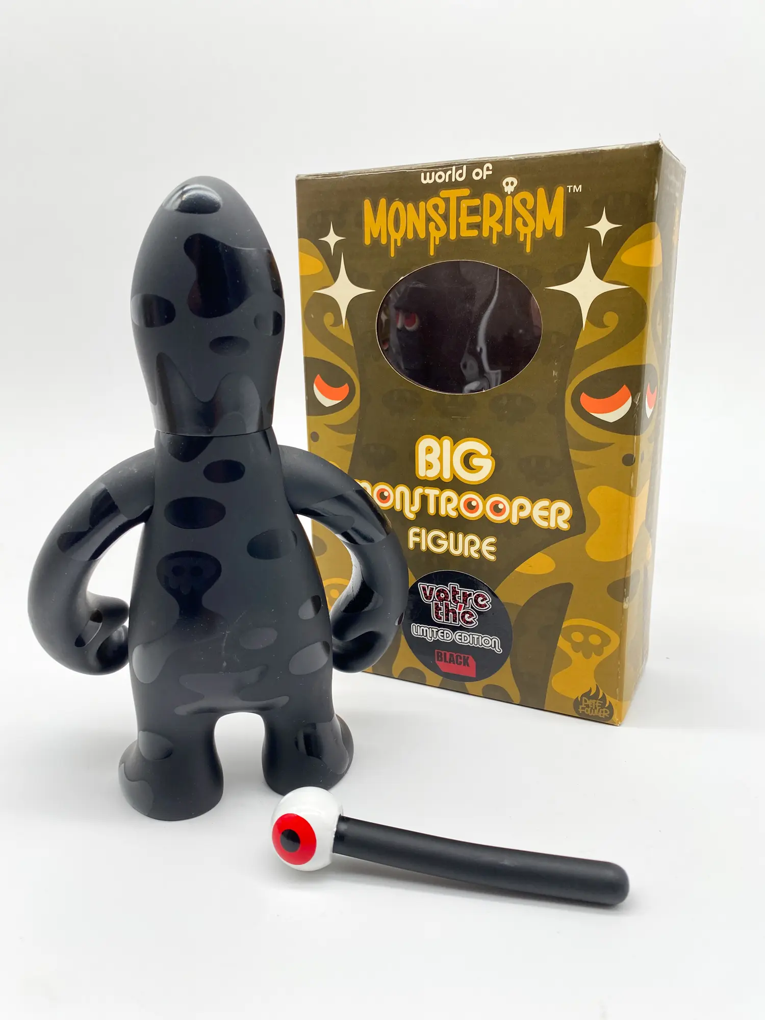 Big Monstrooper Black Monsterism Pete Fowler Vinyl Figure 2002