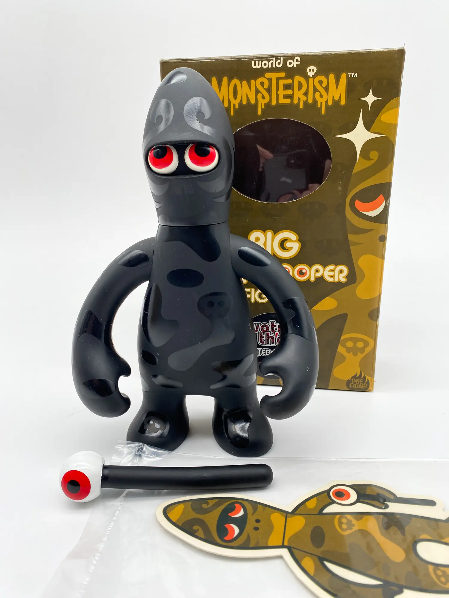 Big Monstrooper Black Monsterism Pete Fowler Vinyl Figure 2002