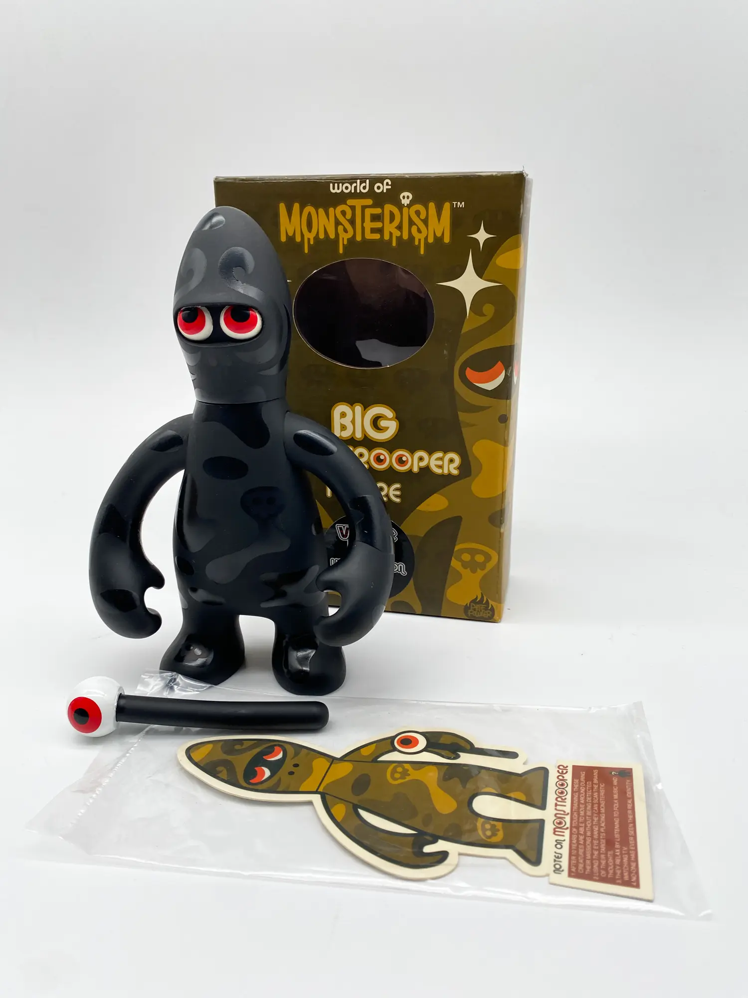 Big Monstrooper Black Monsterism Pete Fowler Vinyl Figure 2002