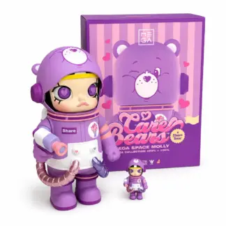 Care Bears Share Bear POP MART Mega Space Molly 400% Figurine Neuve Bisounours