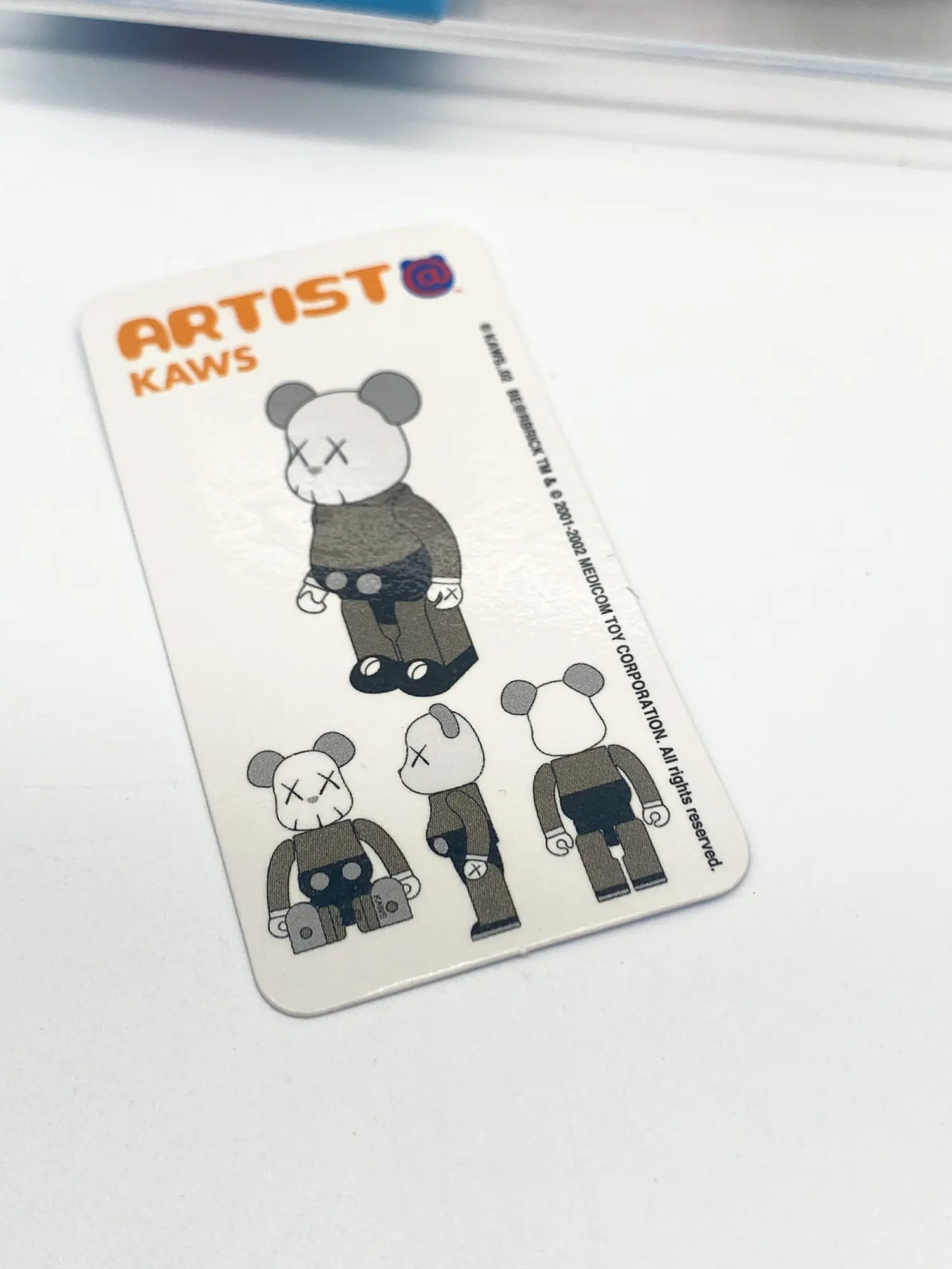 KAWS Bearbrick series 4 ARTIST - Be@rbrick Medicom Toy 2002
