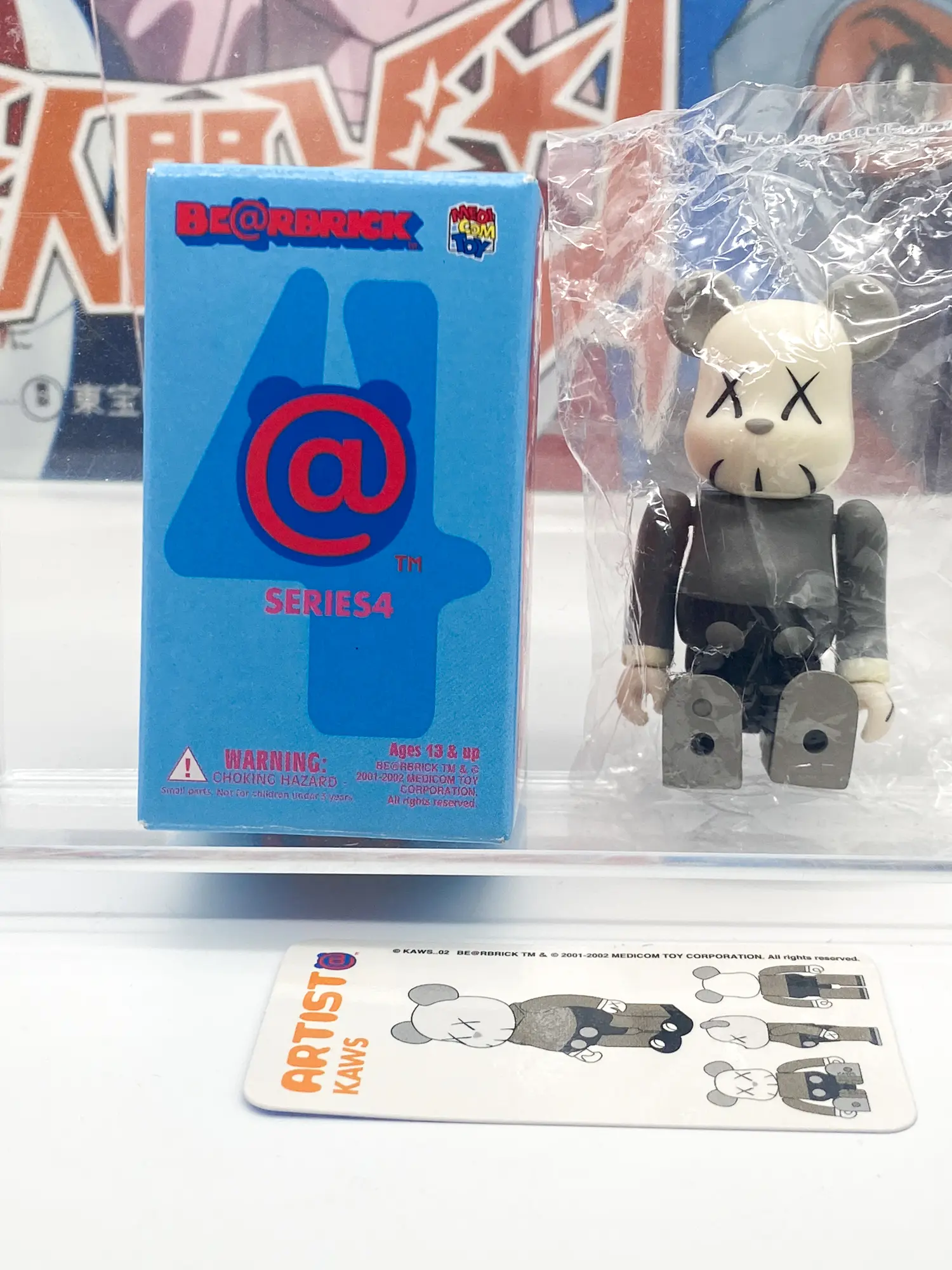 KAWS Bearbrick series 4 ARTIST - Be@rbrick Medicom Toy 2002