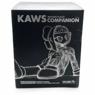 KAWS Resting Place Companion Black 2012 Medicom Toy OriginalFake [NOS]