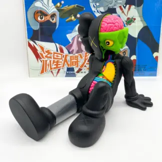 KAWS Resting Place Companion Black 2013 Medicom Toy OriginalFake