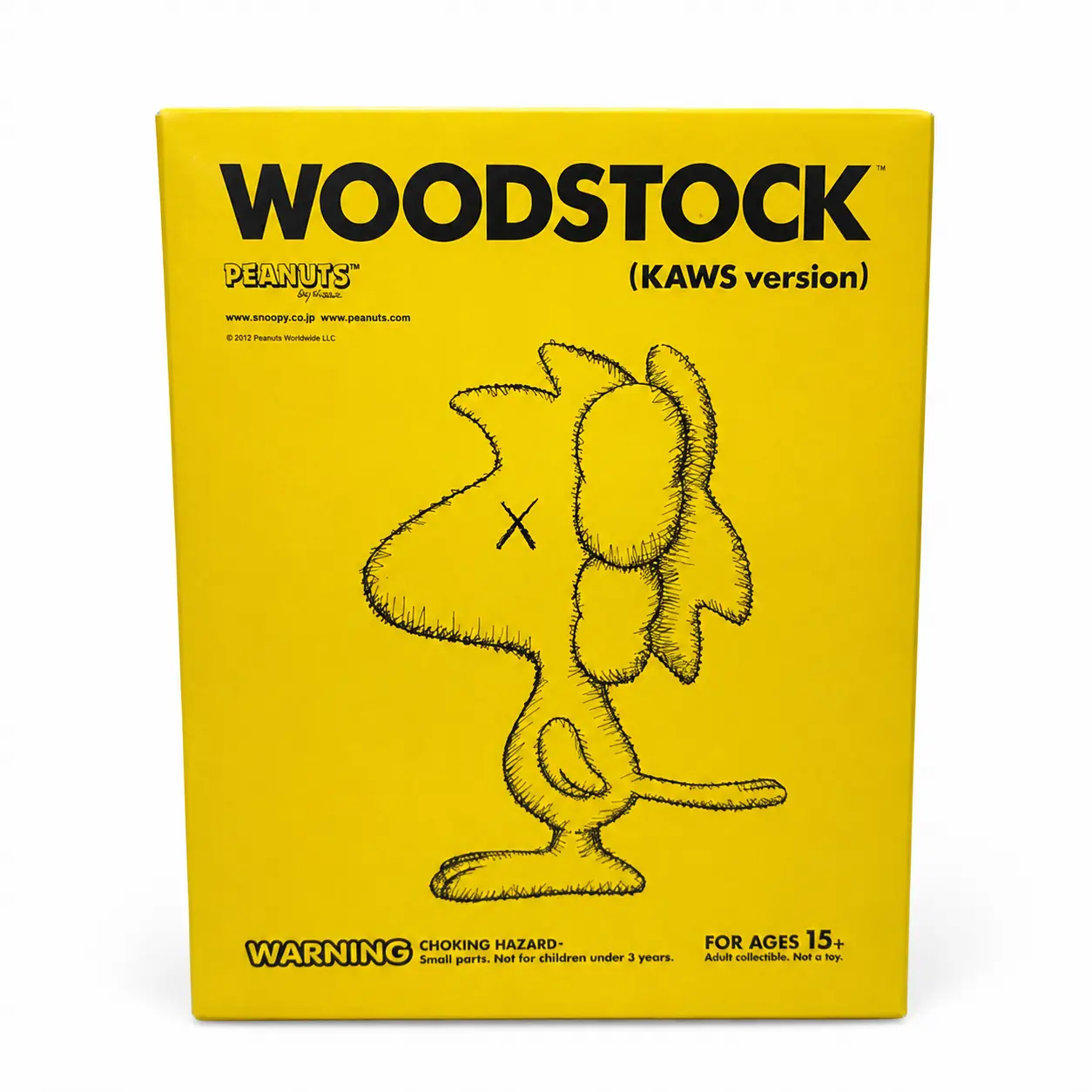 Boîte originale Woodstock KAWS Version Medicom Toy OriginalFake 2012