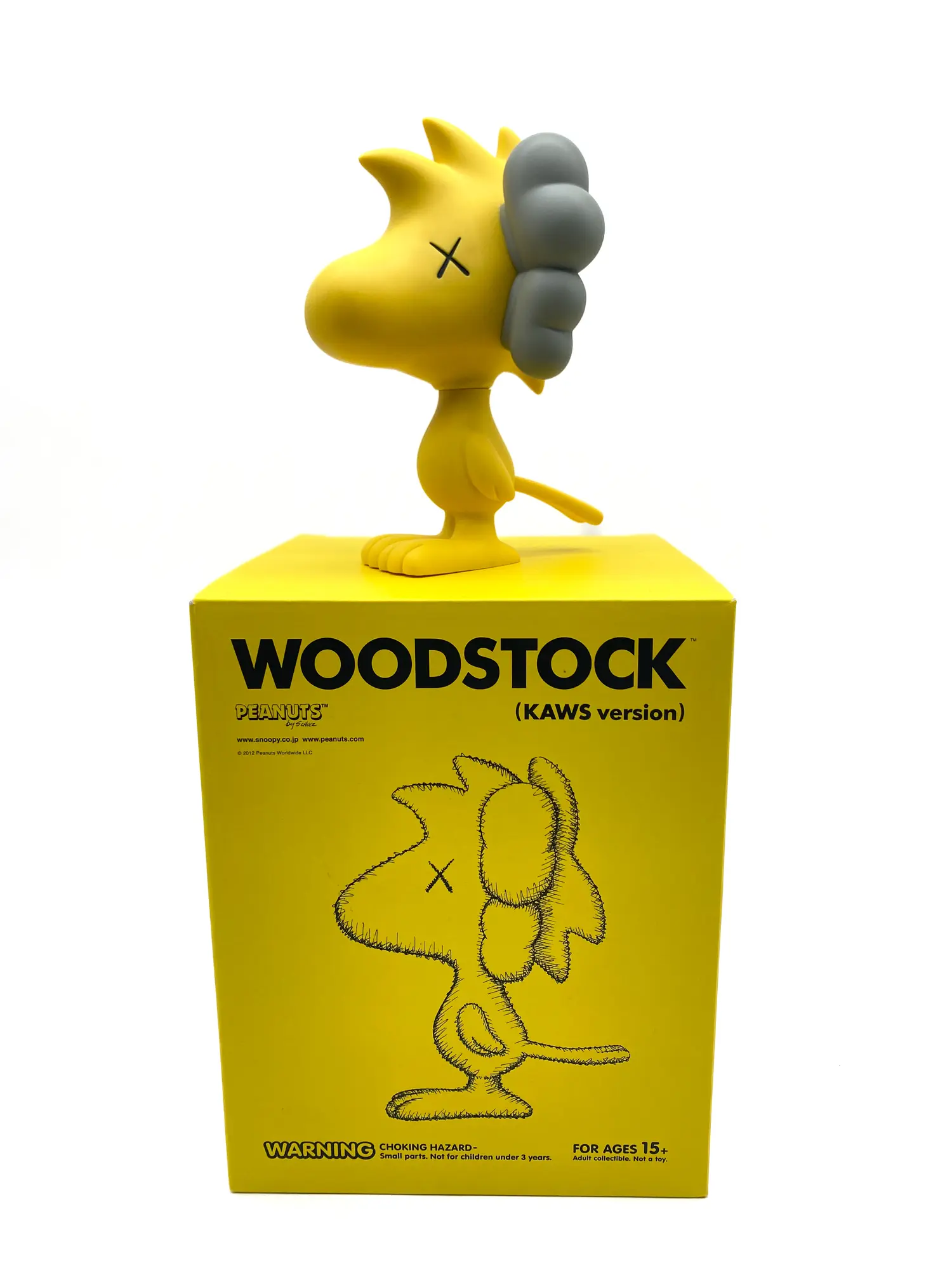 KAWS x Peanuts Woodstock 2012 OriginalFake Medicom Toy