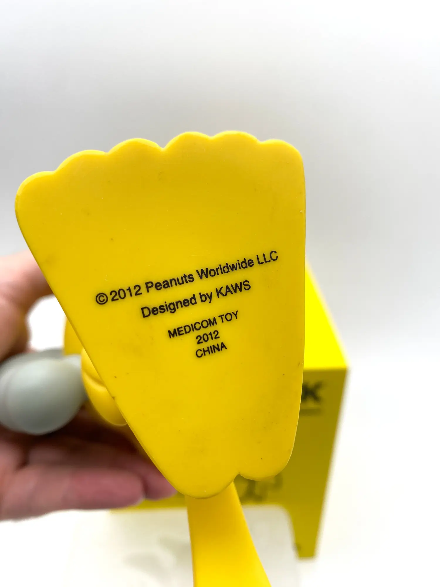 KAWS x Peanuts Woodstock 2012 OriginalFake Medicom Toy