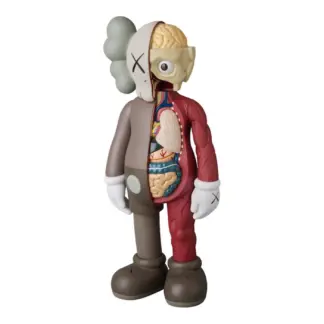 KAWS companion flayed open edition 2016 vinyl figure brown