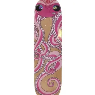 Takashi Murakami The Octopus Eats Its Own Leg Pink Skateboard