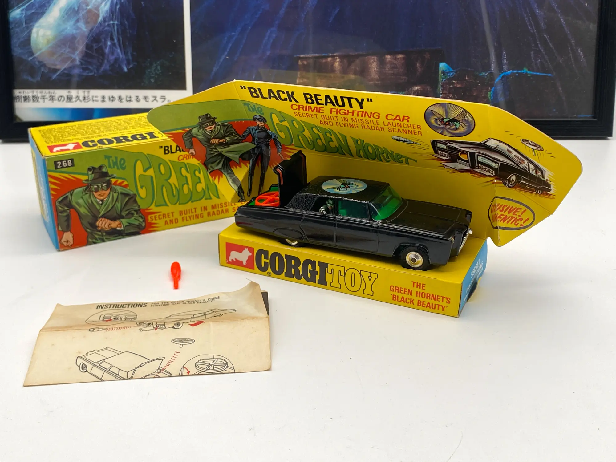 Corgi Toys 268 The Green Hornet “Black Beauty” Original 1967