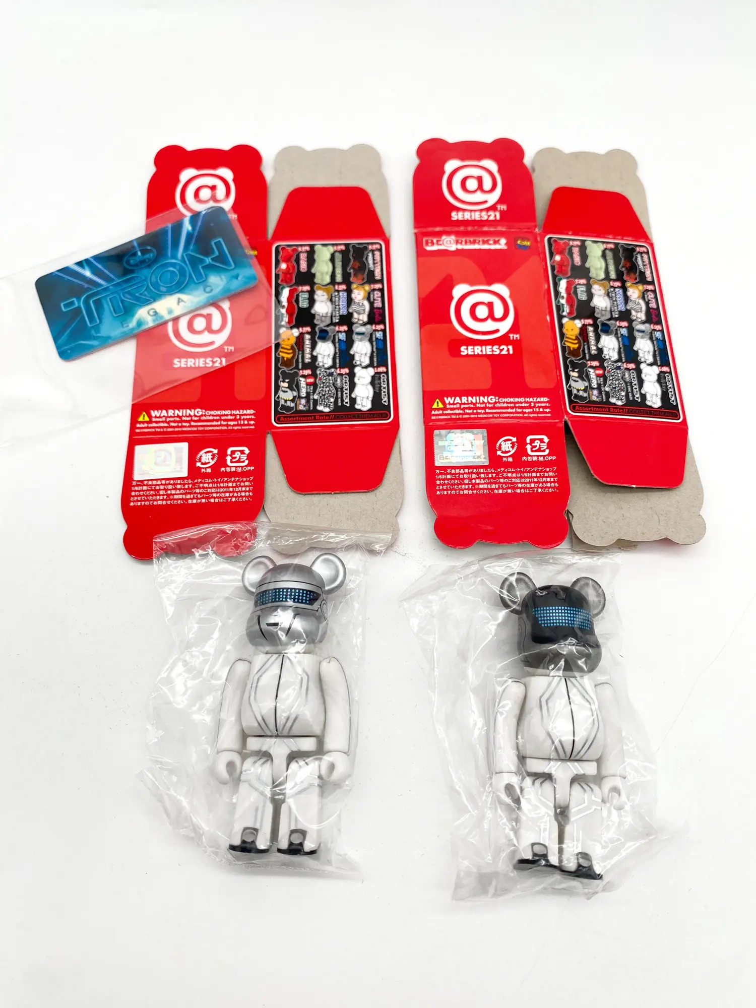 Daft Punk BEARBRICK Series 21 – TRON: Legacy Medicom Toy 2010