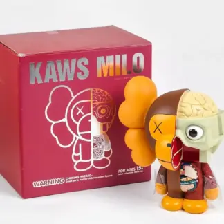 Figurine KAWS Dissected Milo Brown avec sa boîte OriginalFake