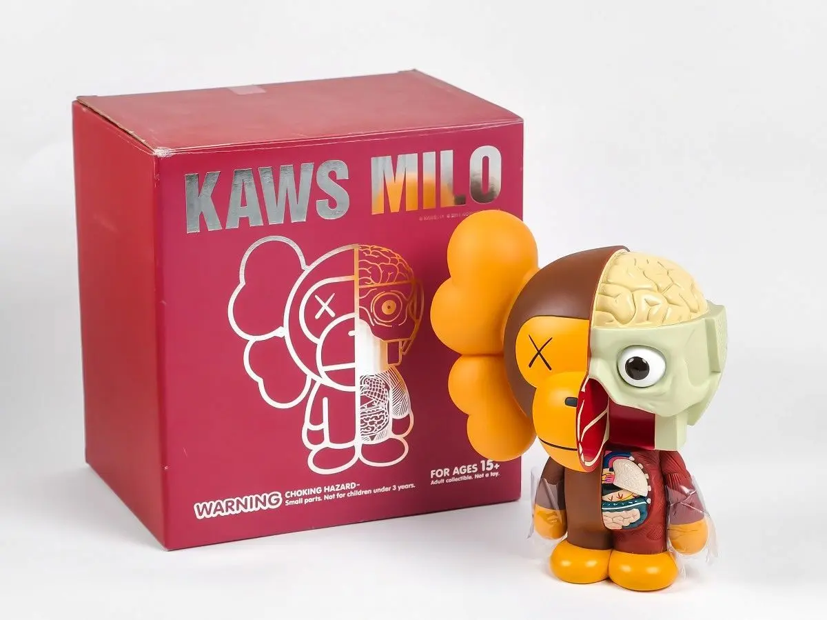 Figurine KAWS Dissected Milo Brown avec sa boîte OriginalFake