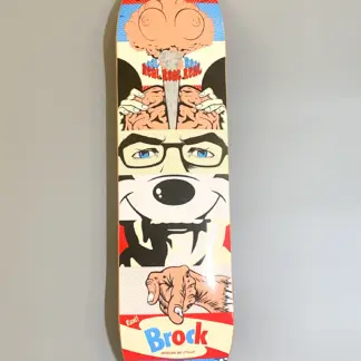 Real Skateboards x D*Face Justin Brock 2010