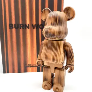 BE@RBRICK Karimoku Burn Wood 400% – Medicom Toy 2025