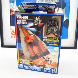 Coffret Gundam Mk-II et Mega Rider vu de face.