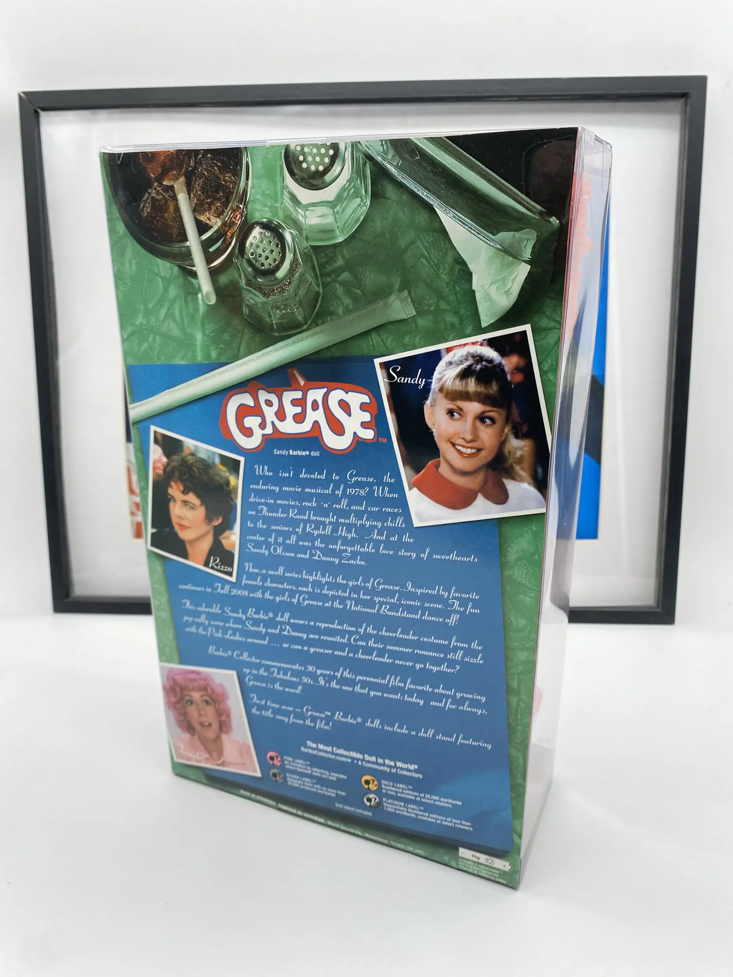Barbie Sandy Grease 30 Years – Pink Label Collector – Mattel – Sealed – Image 6