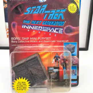 Borg Ship mini playset Playmates 1994 sous blister scellé MOC — vue 01