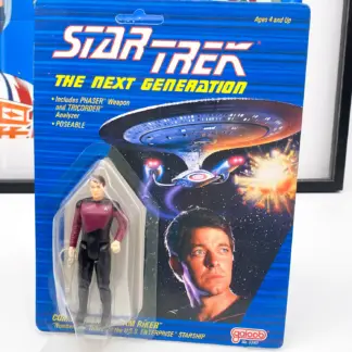 Commander William Riker Figure - Galoob 1988 - MOC — photo 13, figurine ou jouet MOC scellé d'origine