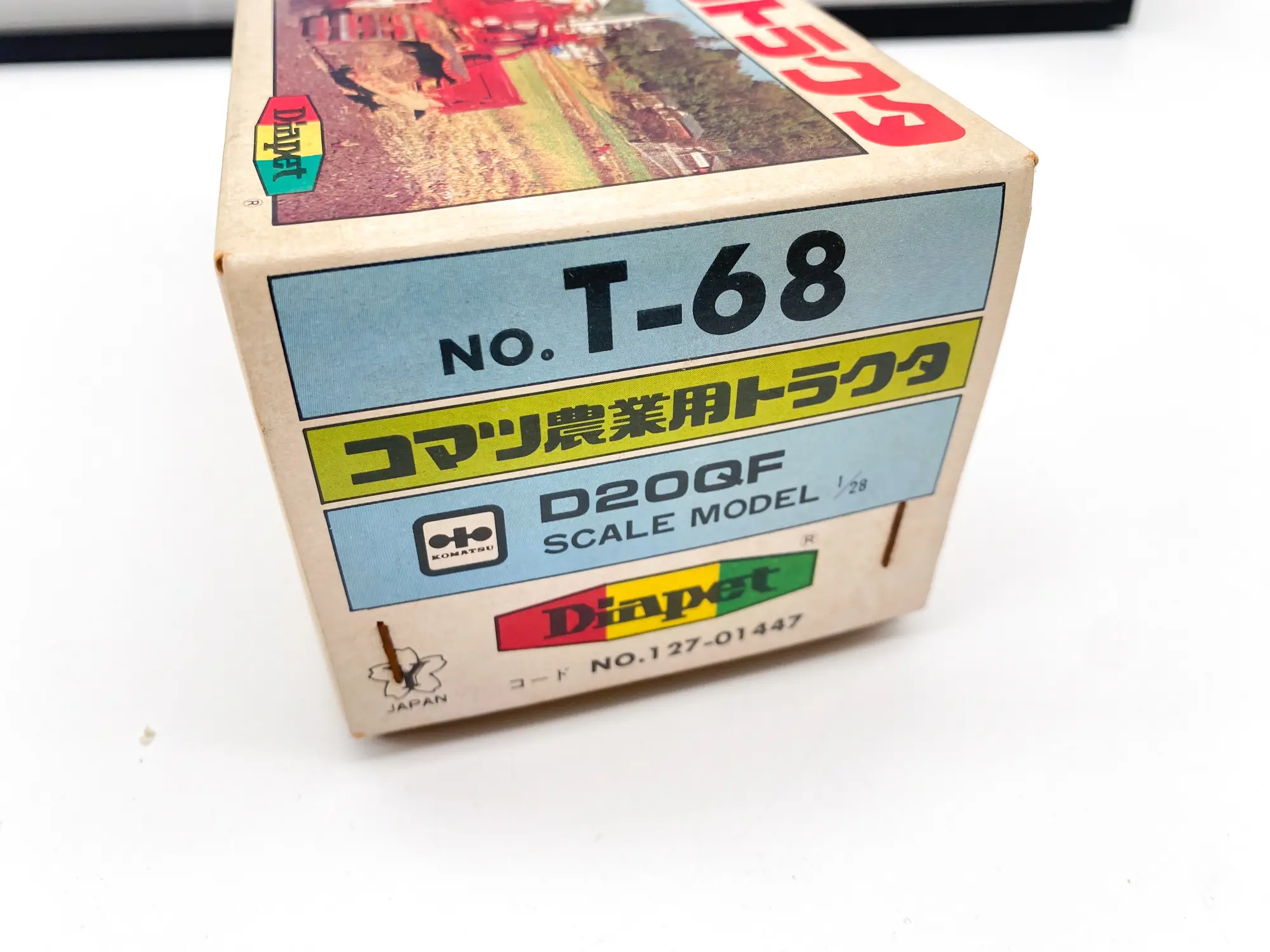 Komatsu D20QF Agricultural Tractor – Diapet T-68 – 1/28 – Japan Vintage – Image 2