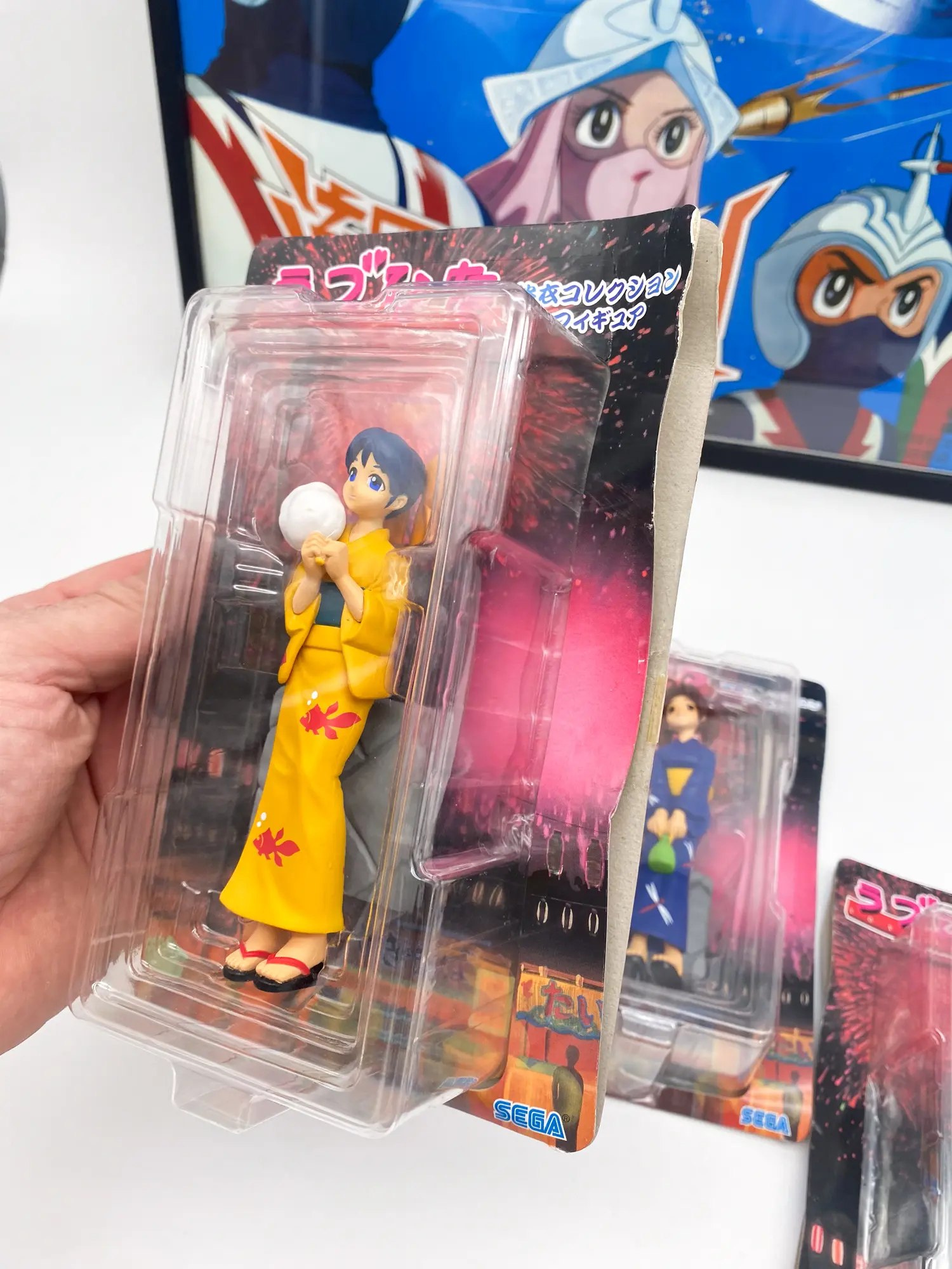 Love Hina Yukata Collection SEGA – Lot de 3 figurines Naru, Shinobu et Mutsumi – MOC – Image 9