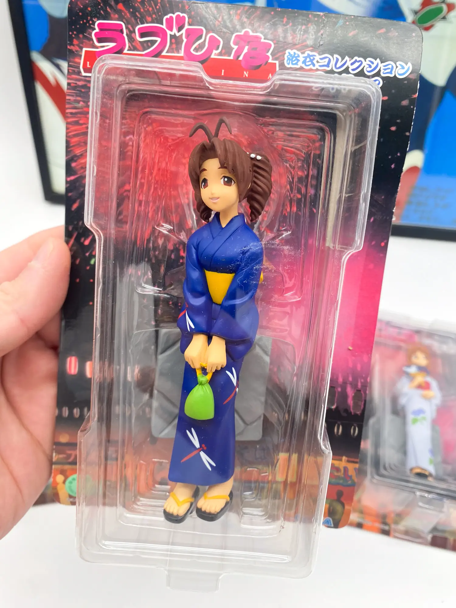 Love Hina Yukata Collection SEGA – Lot de 3 figurines Naru, Shinobu et Mutsumi – MOC – Image 2