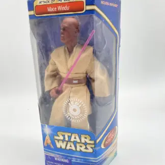 Mace Windu Star Wars Attack of the Clones 12" – Hasbro TOMY Japan 2002 MISB