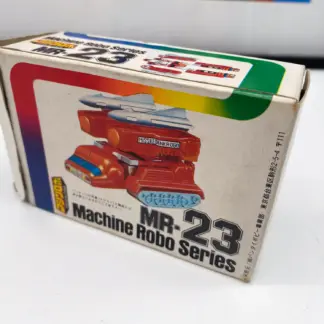 Boîte Bandai Machine Robo MR-23 Missile Tank Robo 1983, vue principale