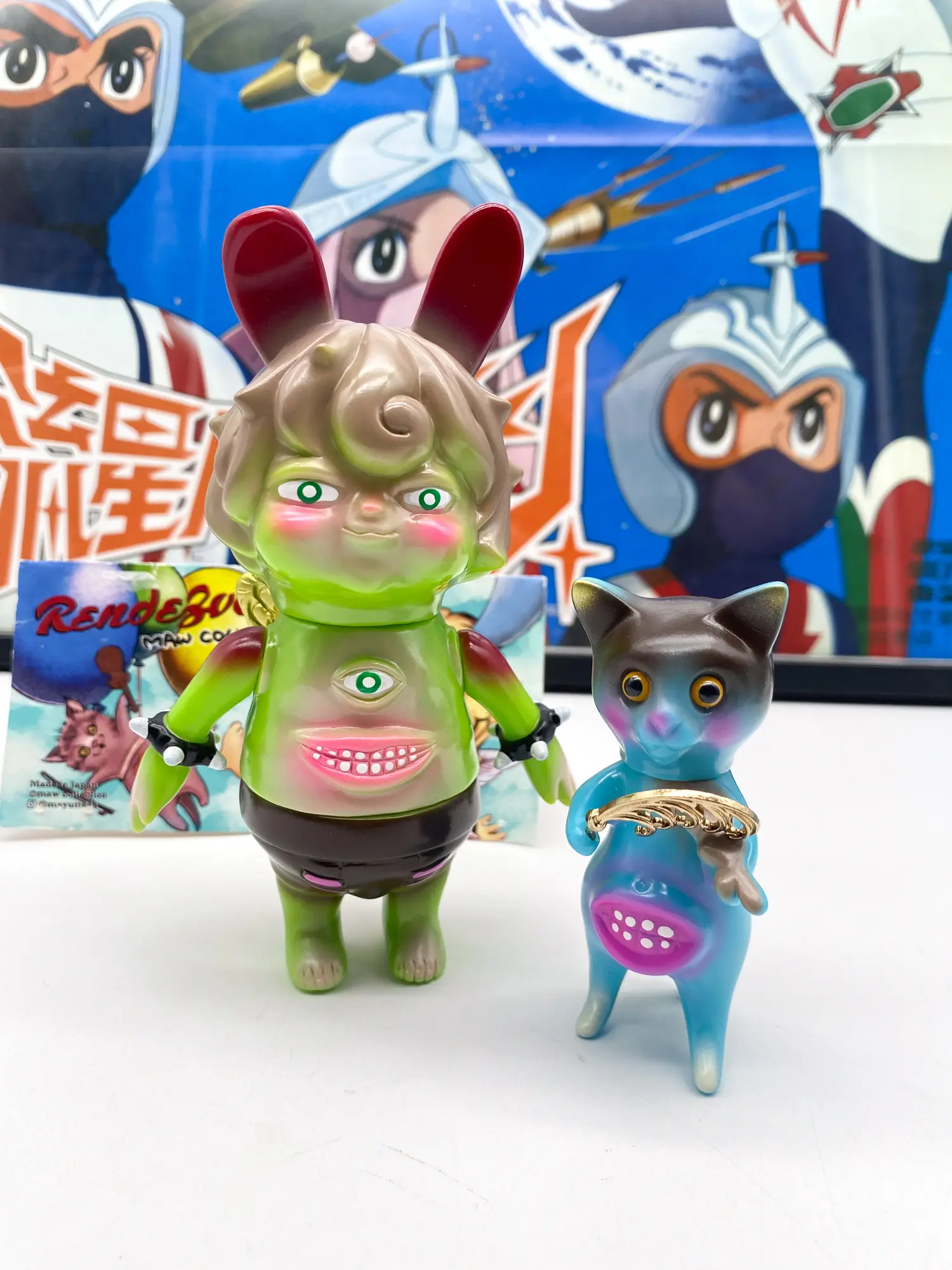 MAW Collection Sofubi – Rendezvous Set – Lapin & Bach – Avec hangtag – Image 4