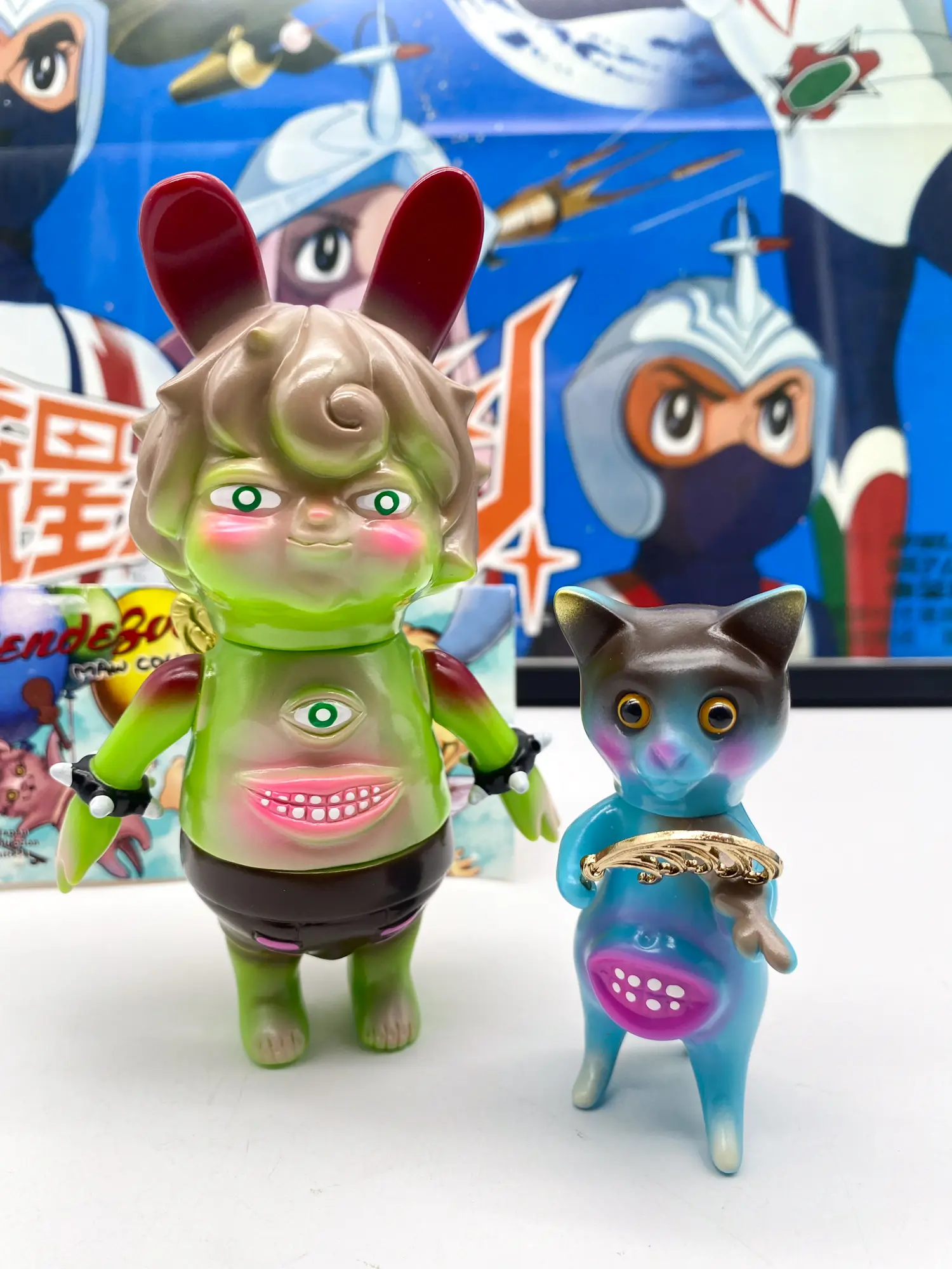 MAW Collection Sofubi – Rendezvous Set – Lapin & Bach – Avec hangtag – Image 2